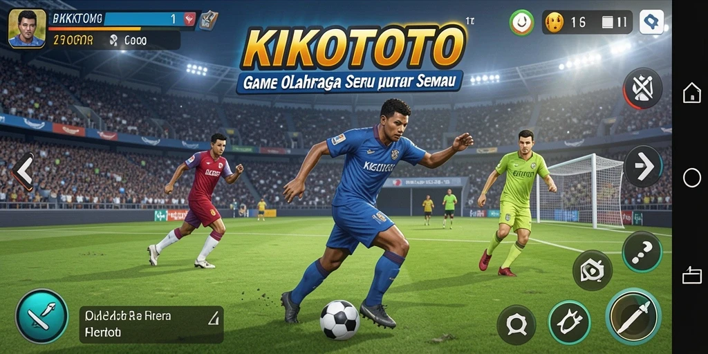 Tampilan gameplay KIKOTOTO yang penuh aksi dan seru.