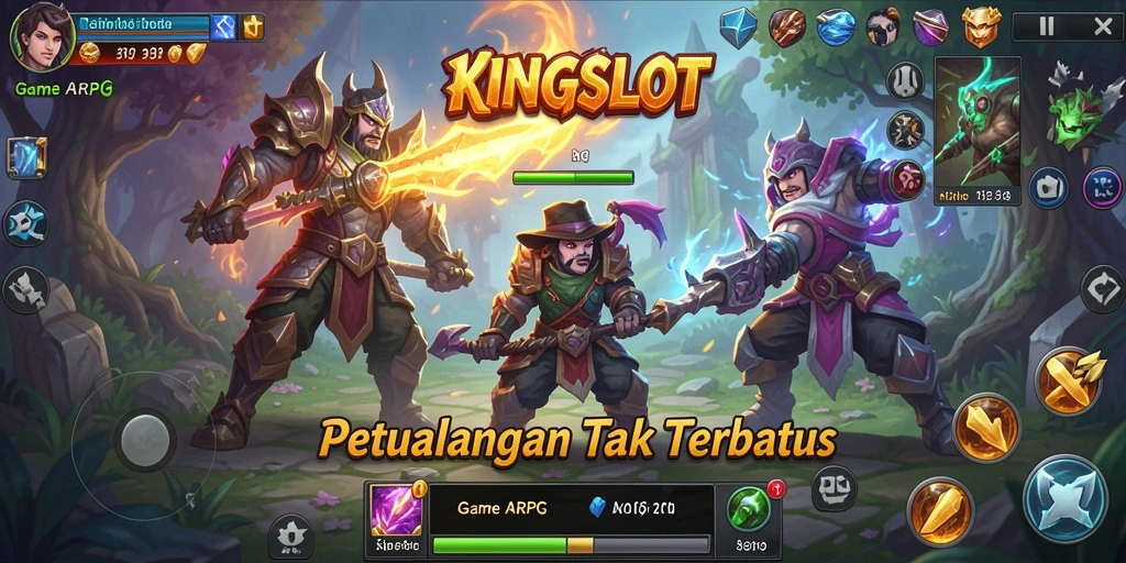 Tampilan menarik dari gameplay KINGSLOT yang penuh aksi.