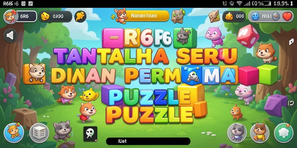 Tampilan gameplay R6R6 yang menantang dalam teka-teki Puzzle.