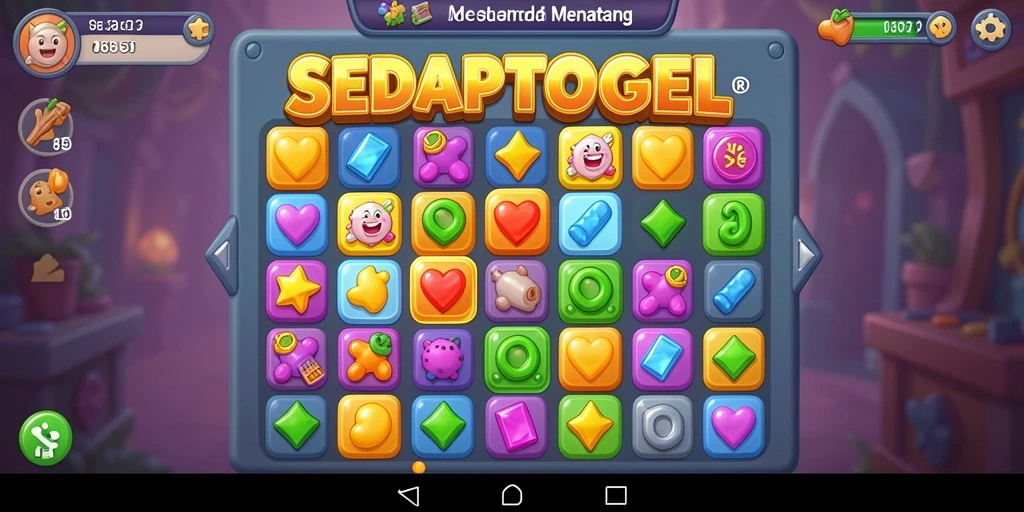 Gameplay menarik dari SEDAPTOGEL dengan berbagai tantangan Match-3.